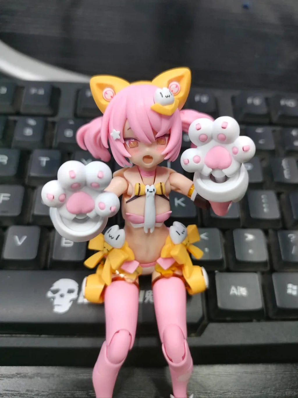 Kotobukiya Kp740 Megami Device B2 Puni Mofu Mao Blade In Stock Original Assembly Model Kits Action Kawaii Doll Anime Model Toys
