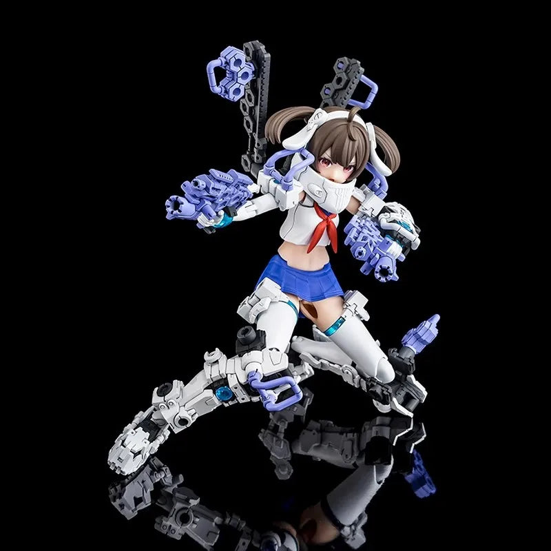 Original Kp682 13cm Assembled Model Goddess Device Machine Gunner X01 Reissue Buster Doll Anime Action Figure Model