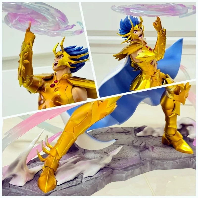 Genuine Bandai Saint Cloth Museum 12 Gold Saint Seiya All Series Art Statue Set Sculpture Limited Edition Anime Figurine Gift