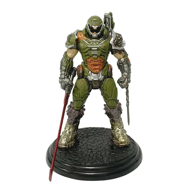 21,5cm Anime Game Doom Eternal Hunter groß und stark Actionfigur Mechanischer Sinn Modell Spielzeugsammlung Festgeschenke