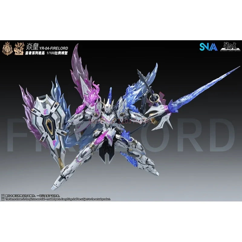 In Stock Snaa Emperor Yan Phantom Flame Soul 1/100 Assembly Model Kit Yr-04 Paticle Awakening Armament Mecha Action Figurine Toy