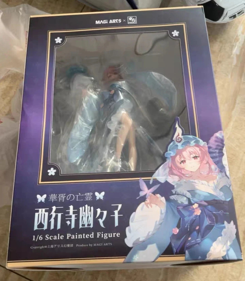 Touhou Project MAGI ARTS Saigyouji Yuyuko Original genuine PVC Action Figure Anime Figure Model Toys Figure Collection Doll Gift