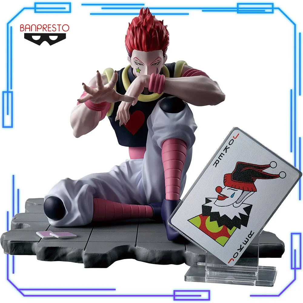 Auf Lager Bandai Original Echtes Banpresto Anime HUNTER×HUNTER Memorable Saga Special Hisoka 9cm Modell Spielzeug Figuren Geburtstagsgeschenk