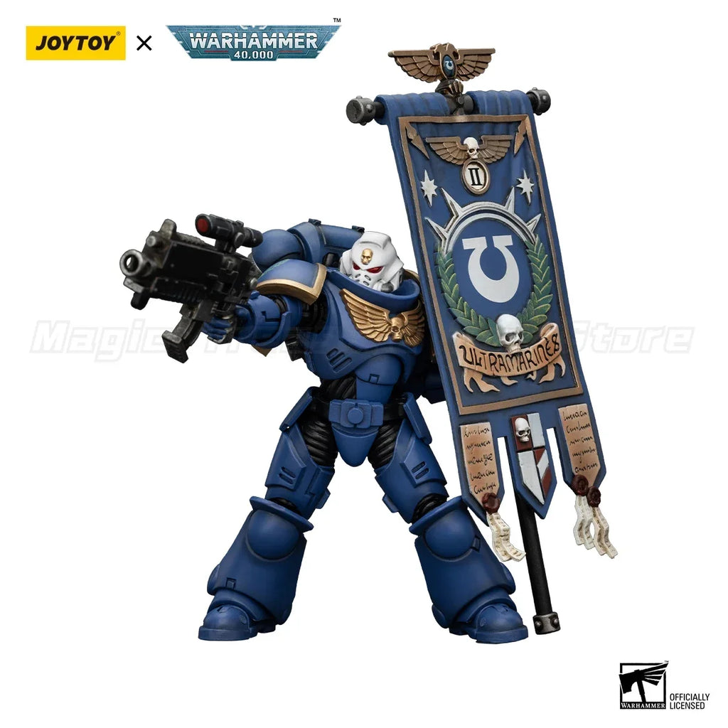 【MT】JOYTOY 1/18 Action Figure Warhammer 40K Ultramarines Heroes of The Chapter Primaris Lieutenant Erastus Posca Castor