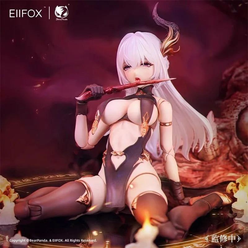 Eiifox&Bear Panda Huaxia Gods and Ghosts 1/12 Finished Product Movable Puppet Figurine Painted Skin Character Gifts for Friends