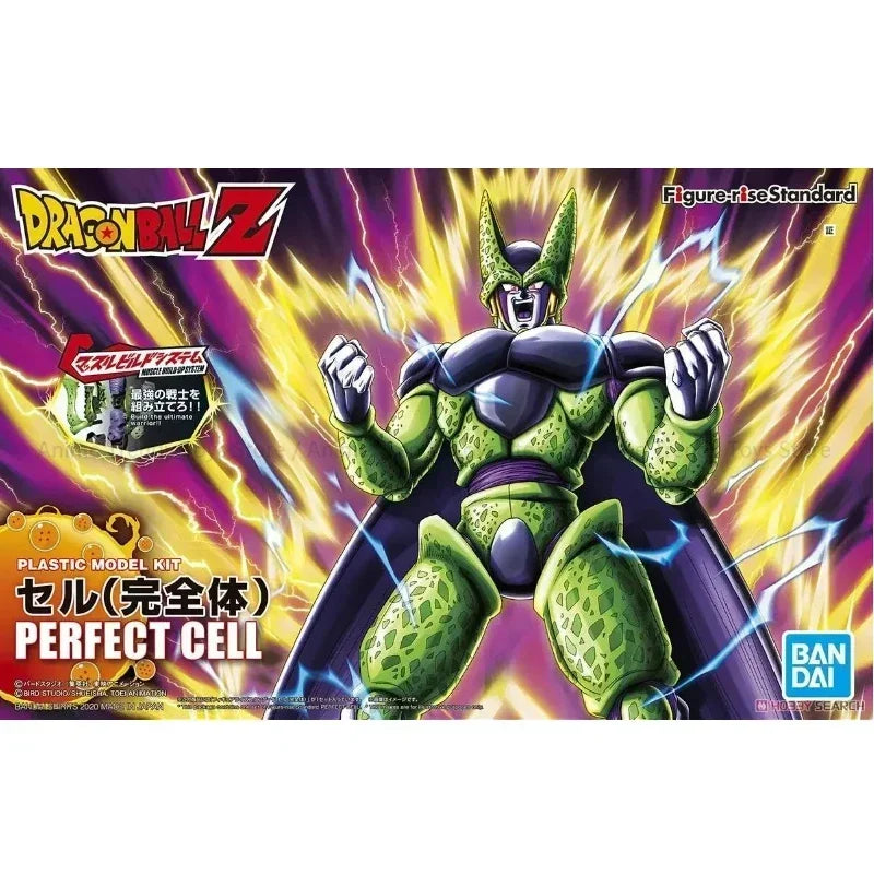 In Stock Bandai Original  Dragon Ball Z SHF Model Kit Perfect Cell Anime Action Figure Toys Hoilday Gifts Doll Collection WY