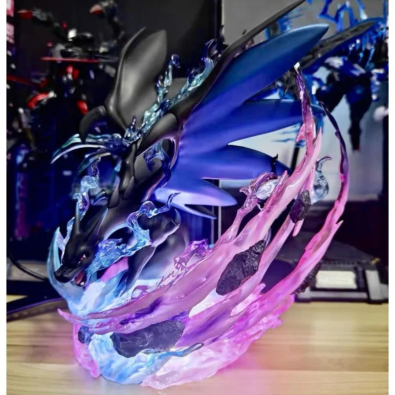 26cm Pokemon Figure Charizard Evolution Four Leaf Clover Anime Collectible Model Desktop Decorations Holiday Gifts Kids Toys