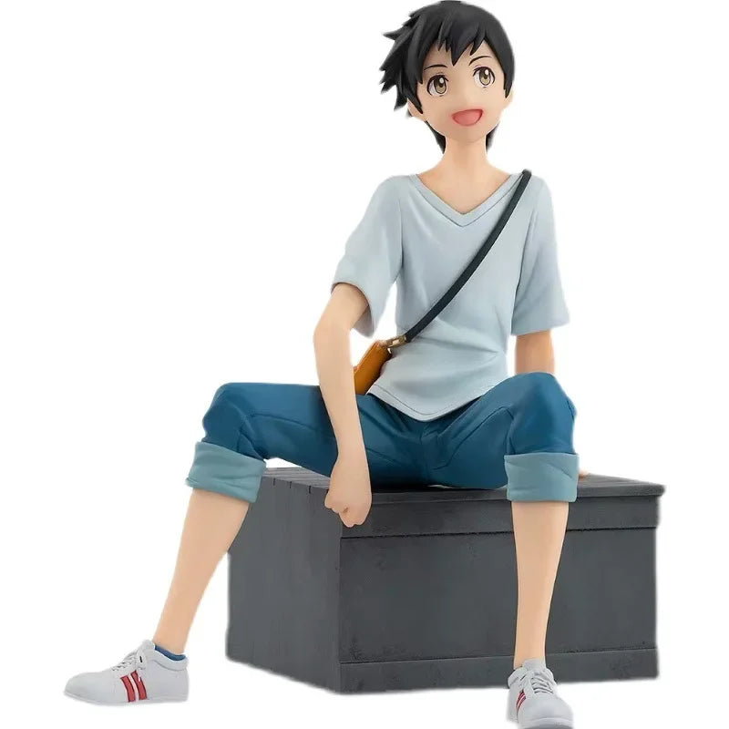 22cm Your Name Anime Figure Tachibana Taki/Miyamizu Mitsuha Action Figure Hodaka Morishima/Hina Amano Figurine Model Doll Toys