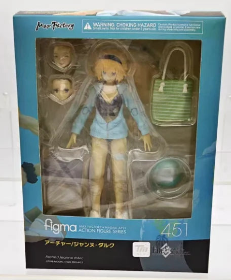 Original Max Factory Figma#451 Fate/Grand Order Jeanne D'Arc Anime Figure Model Toy Gift Collection