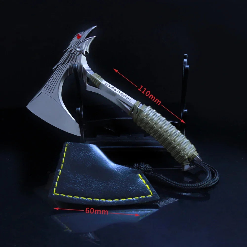 Apex Legends Heirloom Bloodhound 15cm Raven Bite Metal Safety Weapon Model Game Axe Blunt Katana Perimeter Collections Toy Gifts