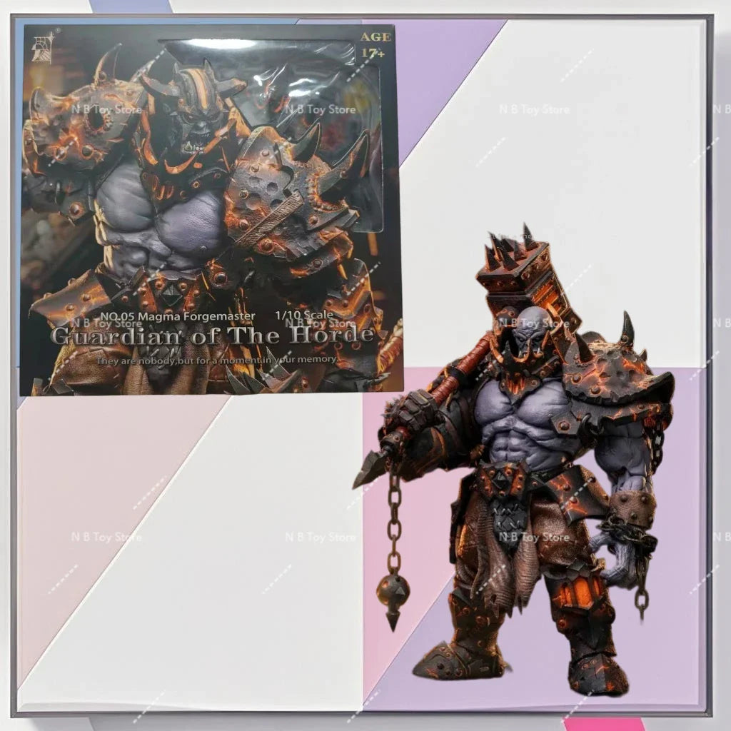 Auf Lager Original Grey Knight Studio Tribe Guard 05 Geschmolzene Flamme Guss Actionfigur Sammlerstücke Geschenke für Kinder