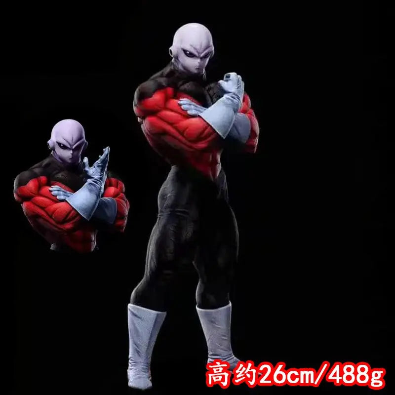 26cm Dragon Ball Figure Jiren Anime Figures Jiren The Grey Stand Action Figurine Model Statue Doll Toys Kid Christmas Gifts