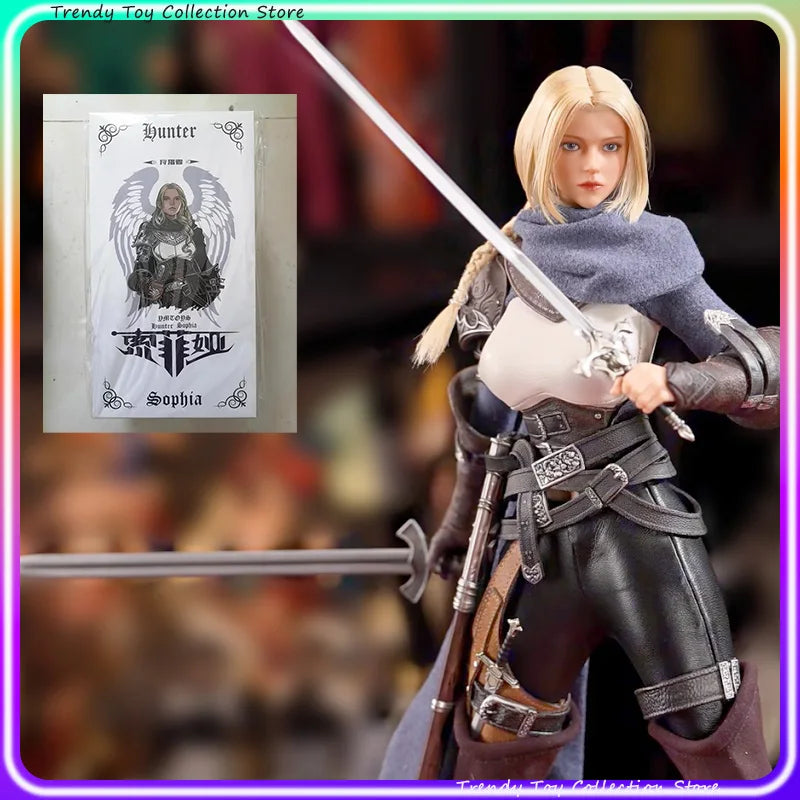 Auf Lager Original YMTOYS 1/6 32,5CM The First Shot of The Hunter Series Sophia YMT103 Actionfigur Sammlerpuppe Geschenk