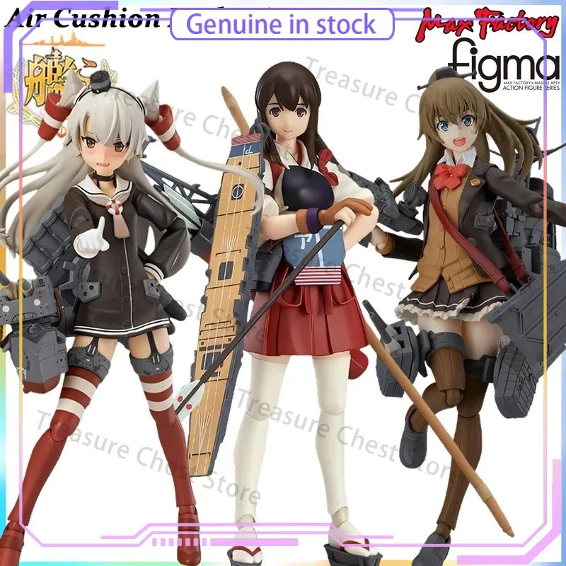 Max Factory Kantai Collection Kumano Kai Ni Akagi Amatsukaze Renzouhou Kun Figma Actionfigur Modellspielzeug Offiziell Lizenziert