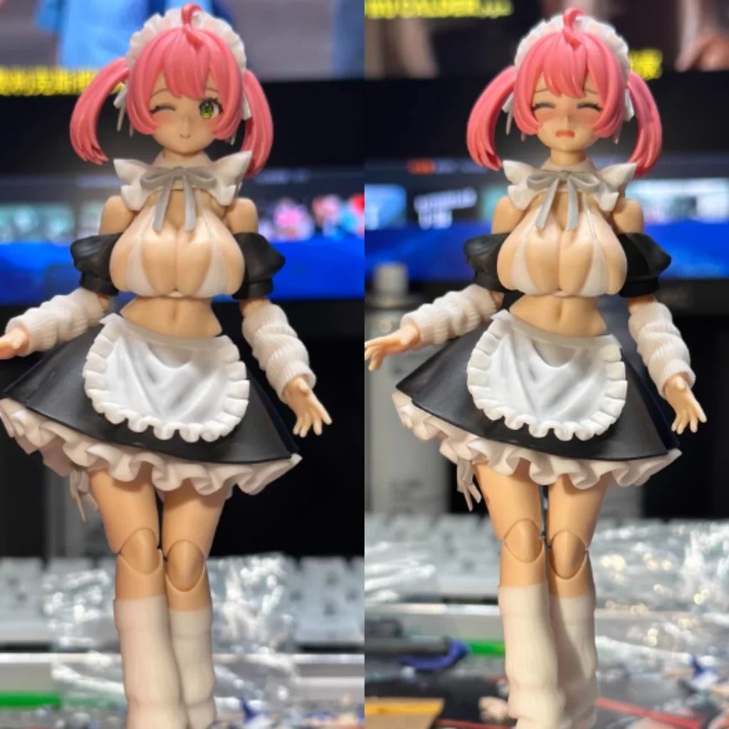 [Only Accessory] SH MU073K 1/12 Scale Girl Replacement Metal Parts Mecha Girl Fit 6in BUSTER DOLL Model For DIY