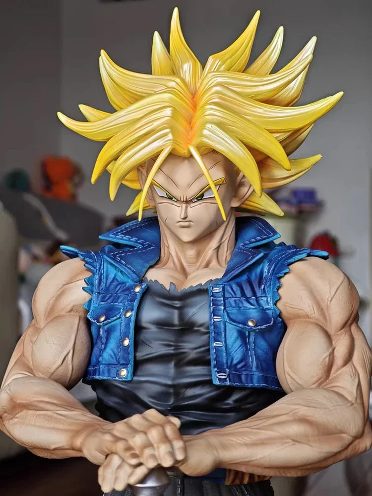 JT toys 53cm Dragon Ball Anime Figure Torankusu Figure Trunks PVC Statue Collection Model Decoration Custom Gift Toy
