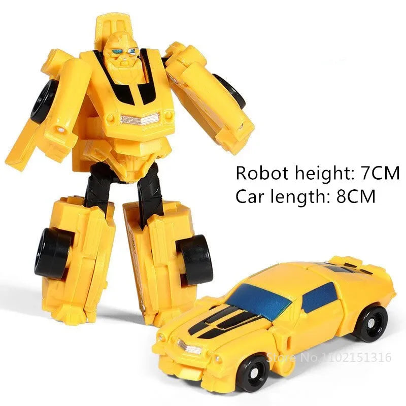 Mini Transformation Robot Kit Toys Models 2 In 1 Deformed Car Toy Robots Toys for Kids Gift  Action Figure Children Toys