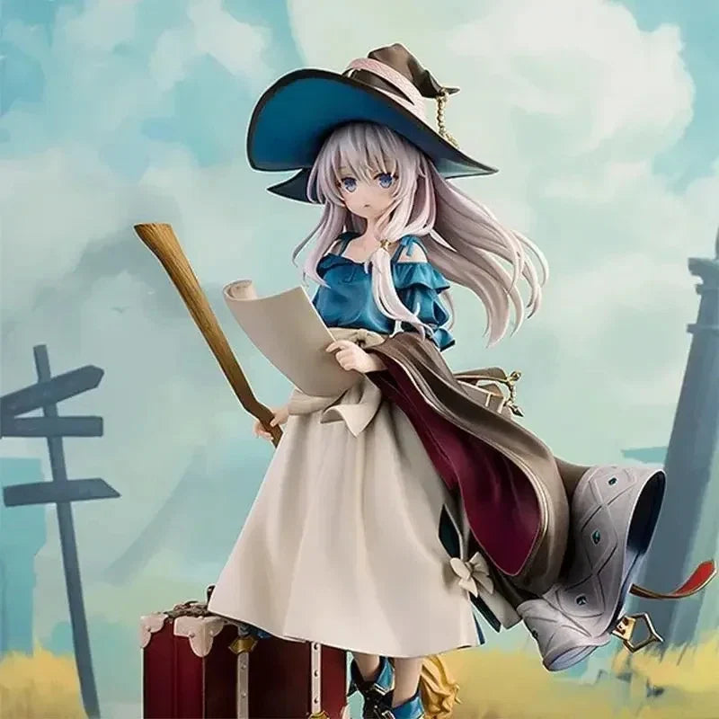 Elaina Anime Figure Wandering Witch Elaina Action Figurine The Firmament Of Early Summer Game Model Gk Collection Decor Toy Gift