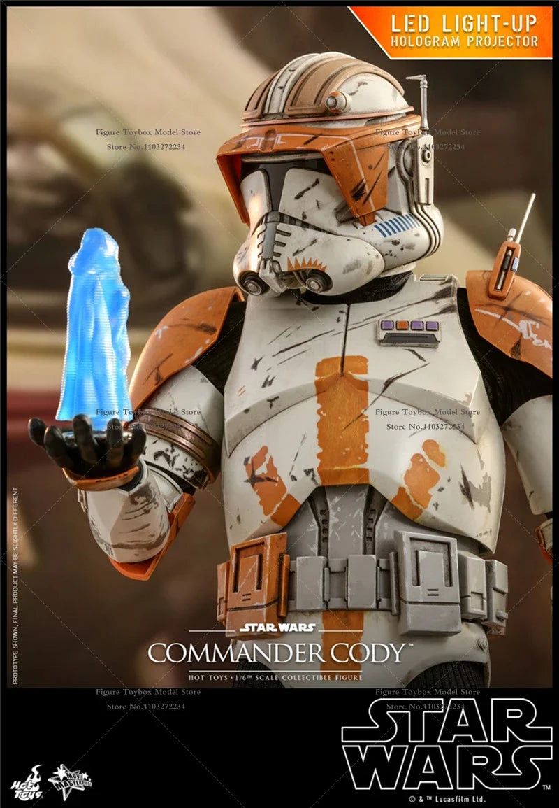 HOTTOYS HT MMS524 1/6 Clone Commander Cody Movable Figure Star Wars：Episode III - Revenge of the Sith 12" Full Set Soldier Gift