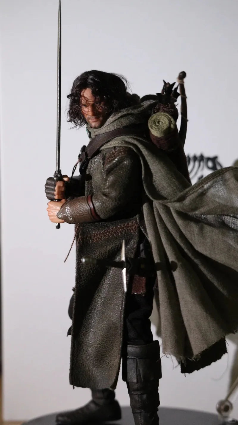 In-Stock Hellcat 1/12 Scale "ThelordOf The Rings" King Of The West Aragorn Action Figure Toys Model Pvc Gift Collector