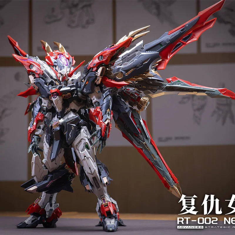In-Stock Infinite Dimension Nemesis 1/100 Mecha Assembly Model Kit Action Figures Desktop Ornament Surprise Gift Collectable Toy