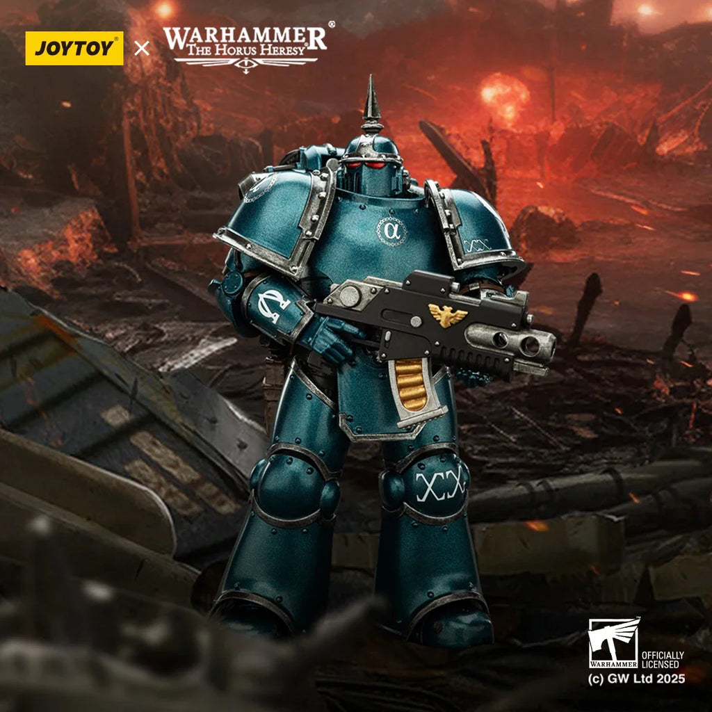 【MT】JOYTOY Warhammer 40K Alpha Legion MK lll Tactical Legionary 1/18 Action Figure Model Toy