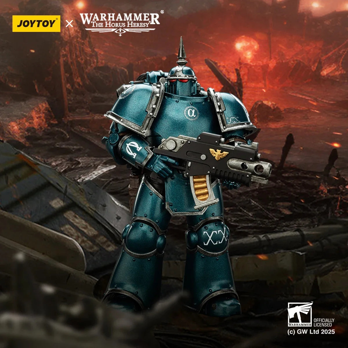 【MT】JOYTOY Warhammer 40K Alpha Legion MK lll Tactical Legionary 1/18 Action Figure Model Toy