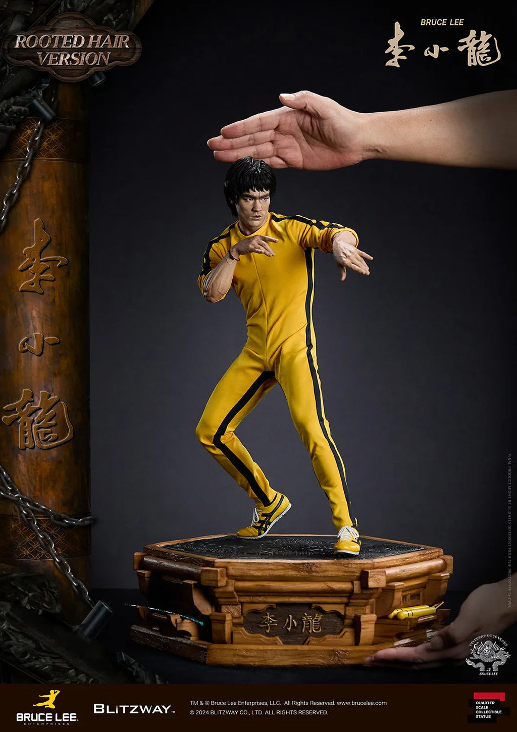 Auf Lager 【Bang】 BLITZWAY 1/4 BRUCE Little Dragon Limitierte Haartransplantations-Version Statue Figur