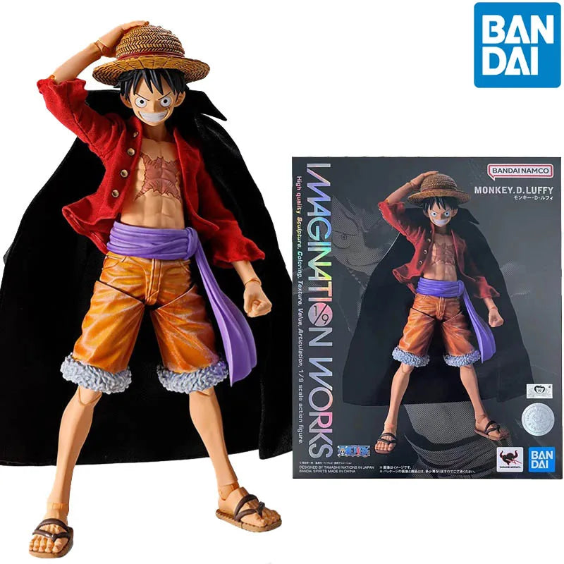 Original  BANDAI SPIRITS IW IMAGINATION WORKS ONE PIECE Monkey D. Luffy Anime Figure Model Collecile Action Toys Gifts