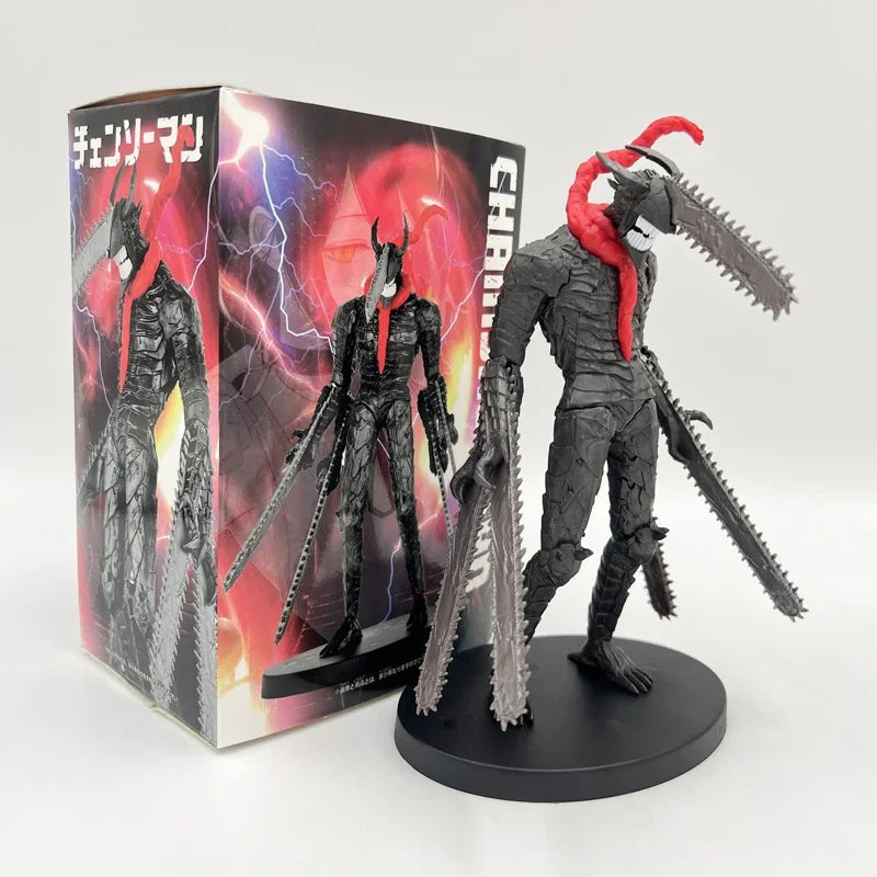 24cm Chainsaw Man Katana Man Anime Figure Samurai Sword Action Figure Denji/Power Figurine Adult Collectible Model Doll Toys