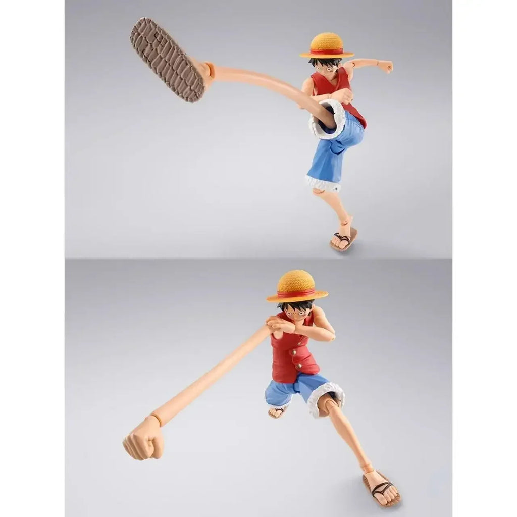 Bandai SHF One Piece Luffy Dawn of Adventure Rubber Effects Fist Legs Accessories Model toys