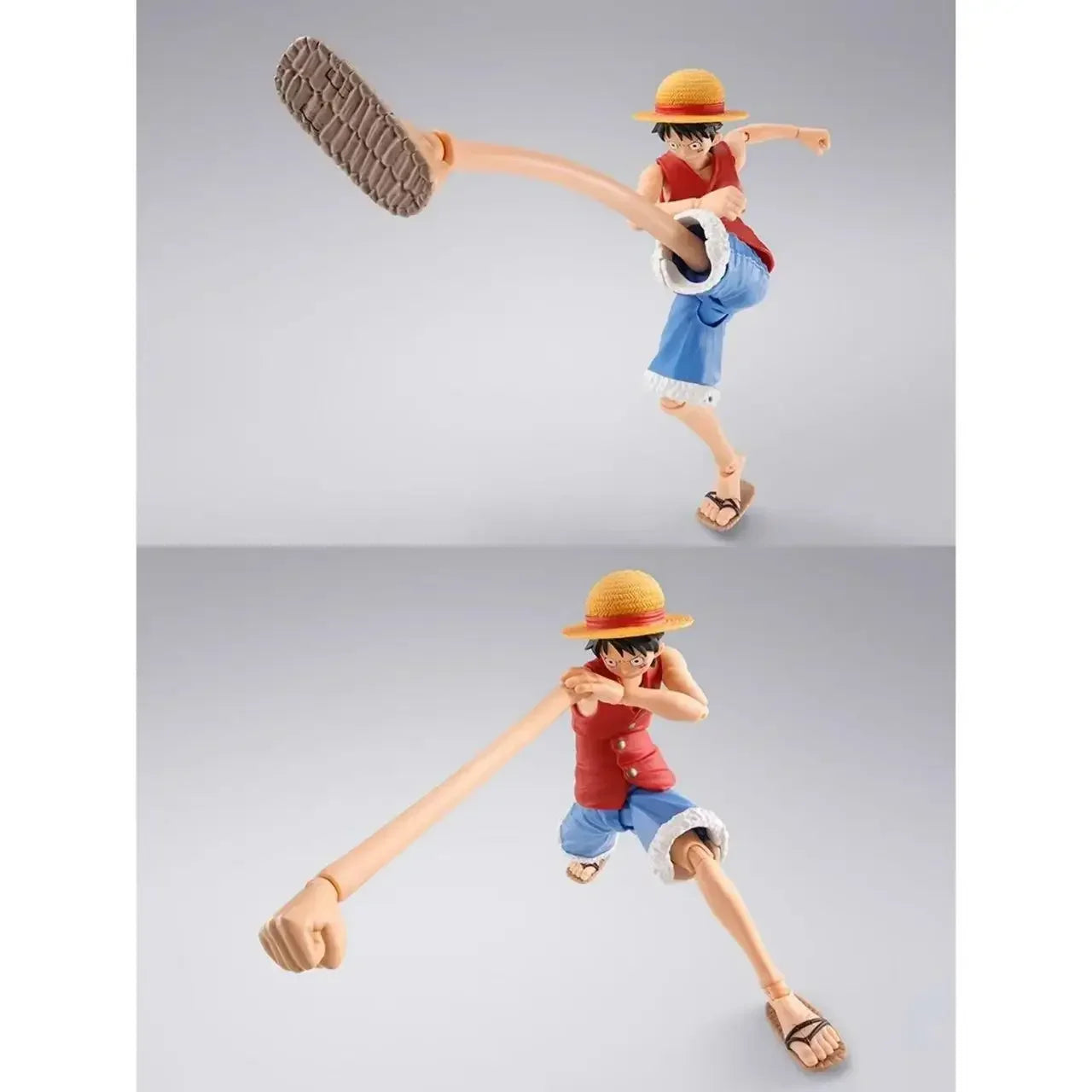Bandai SHF One Piece Luffy Dawn of Adventure Rubber Effects Fist Legs Accessories Model toys
