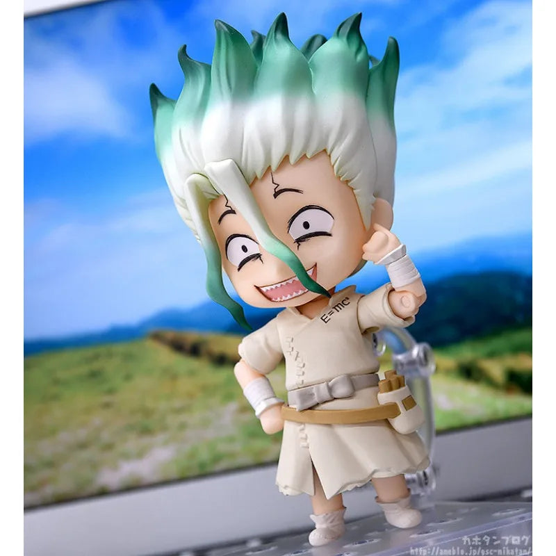 20cm Dr.STONE Anime Figure Ishigami Senkuu Action Figure #1262 Dr.STONE Senku Ishigami Figurine Collectible Model Doll Toys Gift
