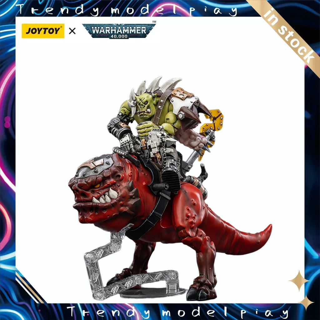 In Stock Original JOYTOY Warhammer 40K Orks Squighog Nob on Smasha Squig 1/18 Figures Action Figures Models Gifts Collection