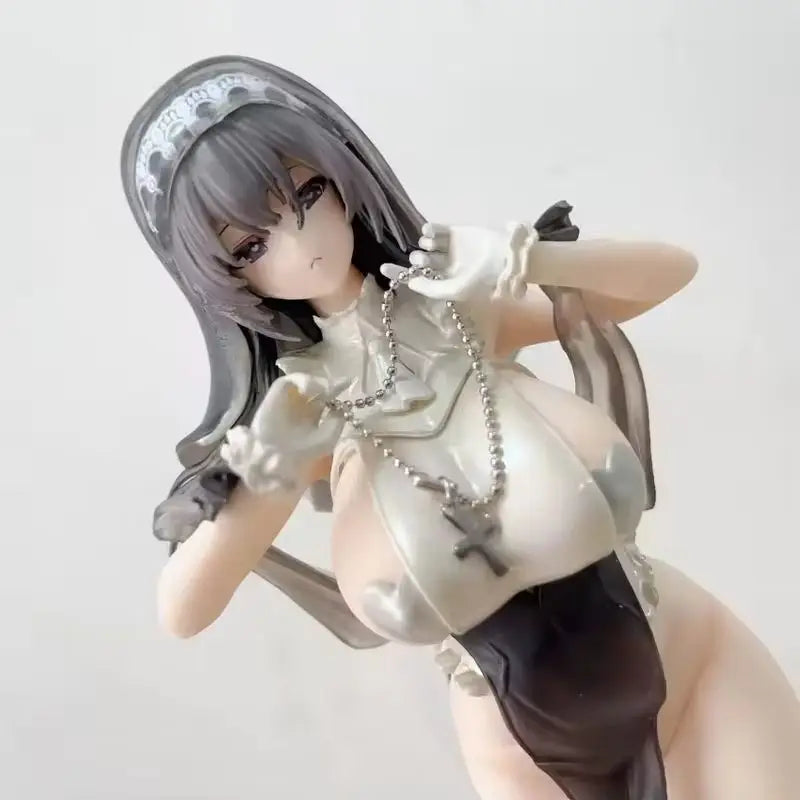 28cm Pure Vibrastar Seishori Pray Sister Girl Hard Anime Fiugre Pvc Action Figure Model Statue Model Collection Toys Doll Gifts