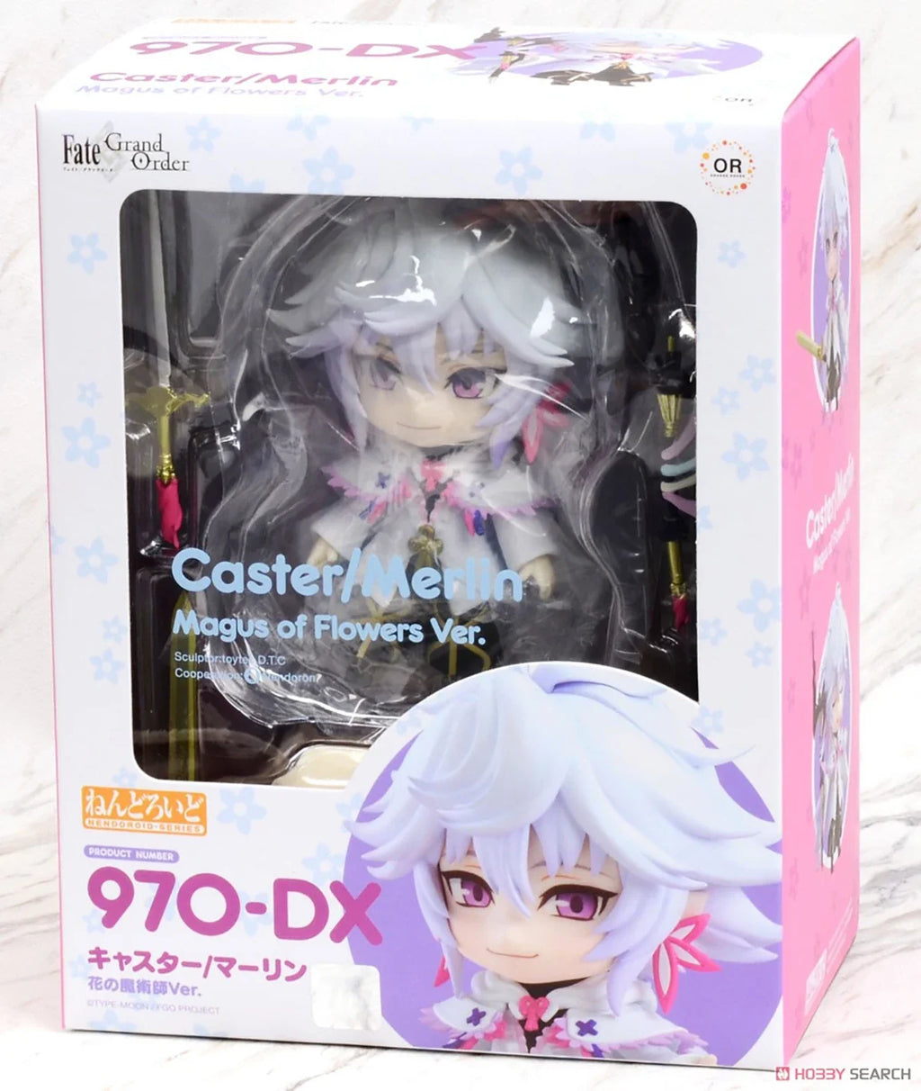 Original Genuine Good Smile Company Action/Dolls Nendoroid (#970-DX) Fate/Grand Order Merlin Magus of Flowers Ver. Caster Figure
