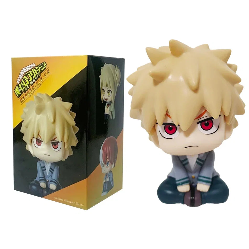 10cm Boku no Hero Academia Anime Figure Midoriya Izuku Action Figure Bakugo Katsuki/Todoroki Shoto Figurine PVC Collection Toys