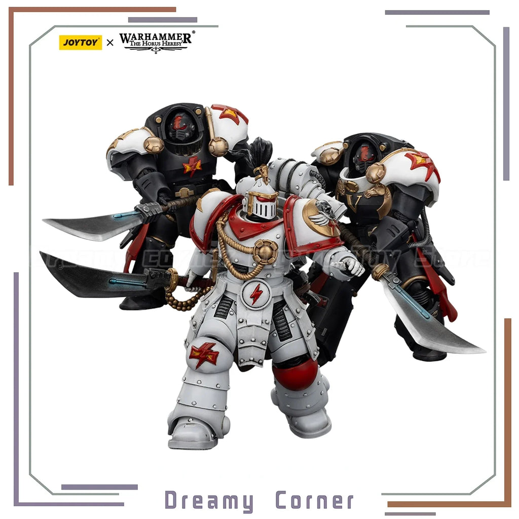 【Pre-sale】JOYTOY Warhammer 40K White Scars Legion Praetor Ebon Keshig Terminator 1 and 2 1/18 Action Figure Toy Model