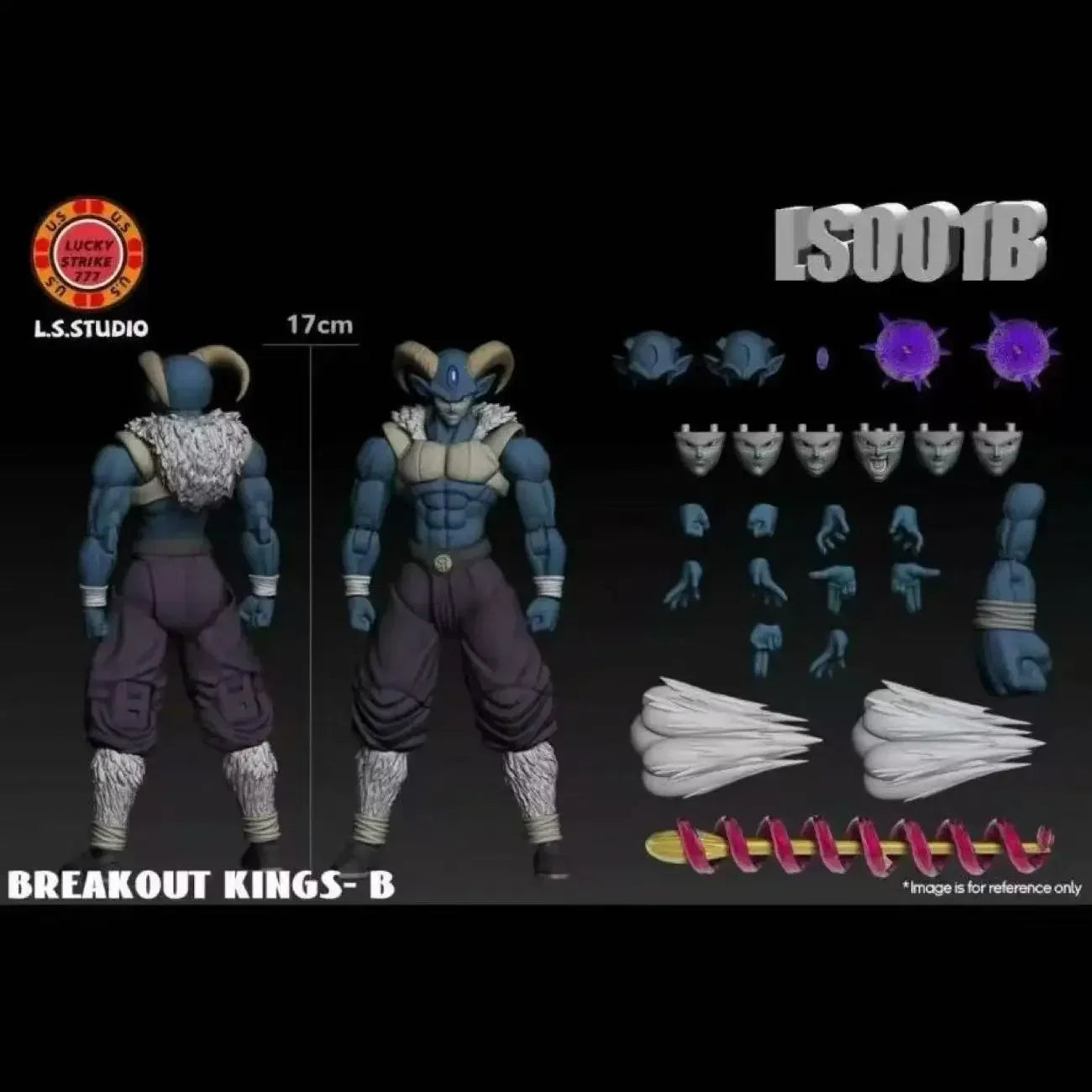 New LS L.S.Studio Dragon Ball Super Moro Figure Breakout Kings A B Ver. Anime Action Figures  Model Toys Customized Collection