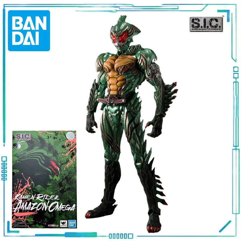 BANDAI Genuine S. I.C. Series Movable Toys Limited Edition Kamen Rider Amazon Omega， Fourze (Rocket Form) Finished Product Model