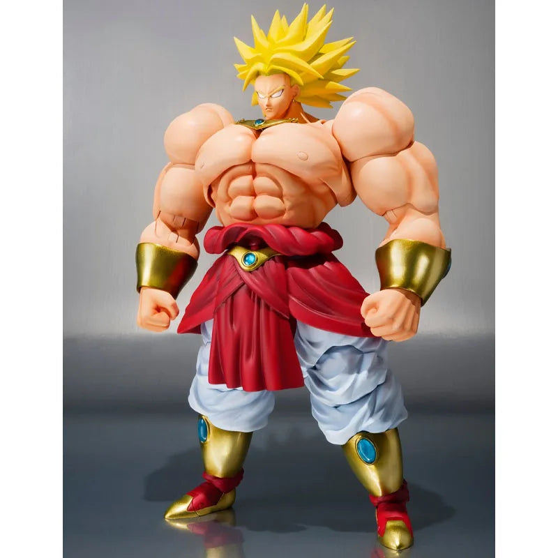 In Stock Genuine Bandai Dragon Ball Z Model Kit SHF Broly 40th Anniversary Reissue Edition Anime Action Figure Collection Model