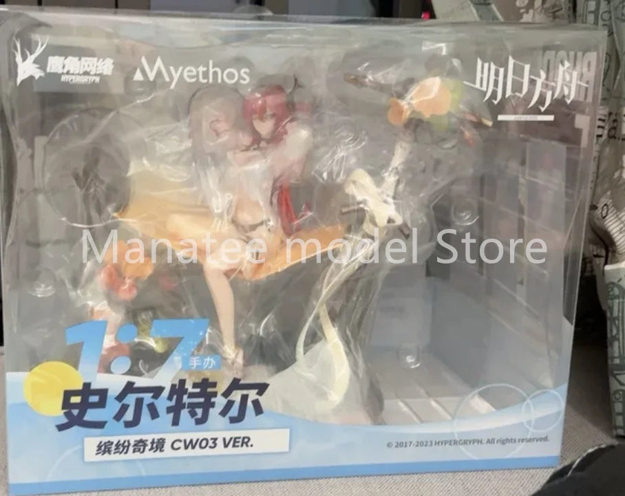 Myethos Original Arknights Surtr Colorful Wonderland CW03 Ver. 1/7 PVC Action Figure Anime Model Toys Collection Doll Gift
