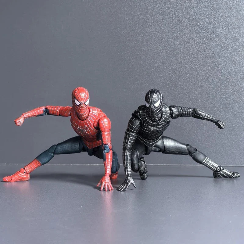 Spiderman 2099 Action Figure Black Suit Tobey Garfield Spider Man 3 Ml Legends Ct Toys Shf Venom Figuras S.H.Figuarts Model Gift