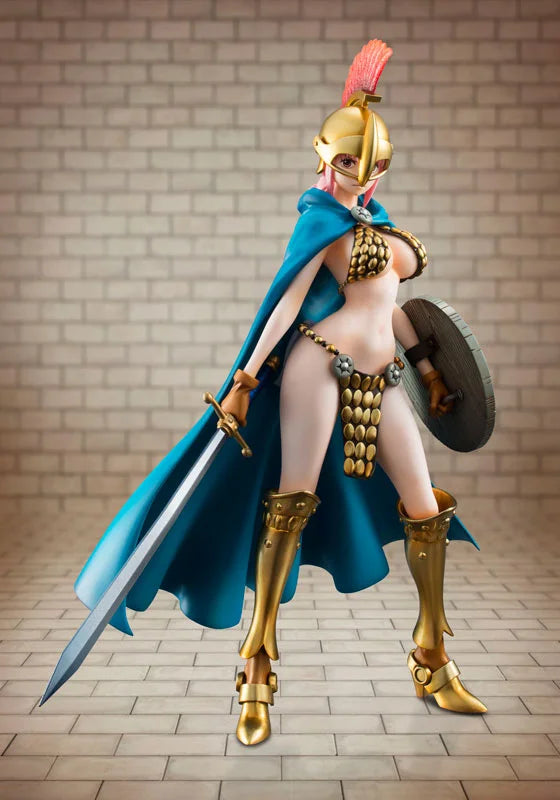 Megahouse Original POP Figurine One Piece Series Sword Warrior Rebecca Limited Edition Remake Anime Statue Figure Model Toys