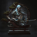 1/11 resin Half-length portrait figure model kit, fantasy theme, unassembled and unpainted GK