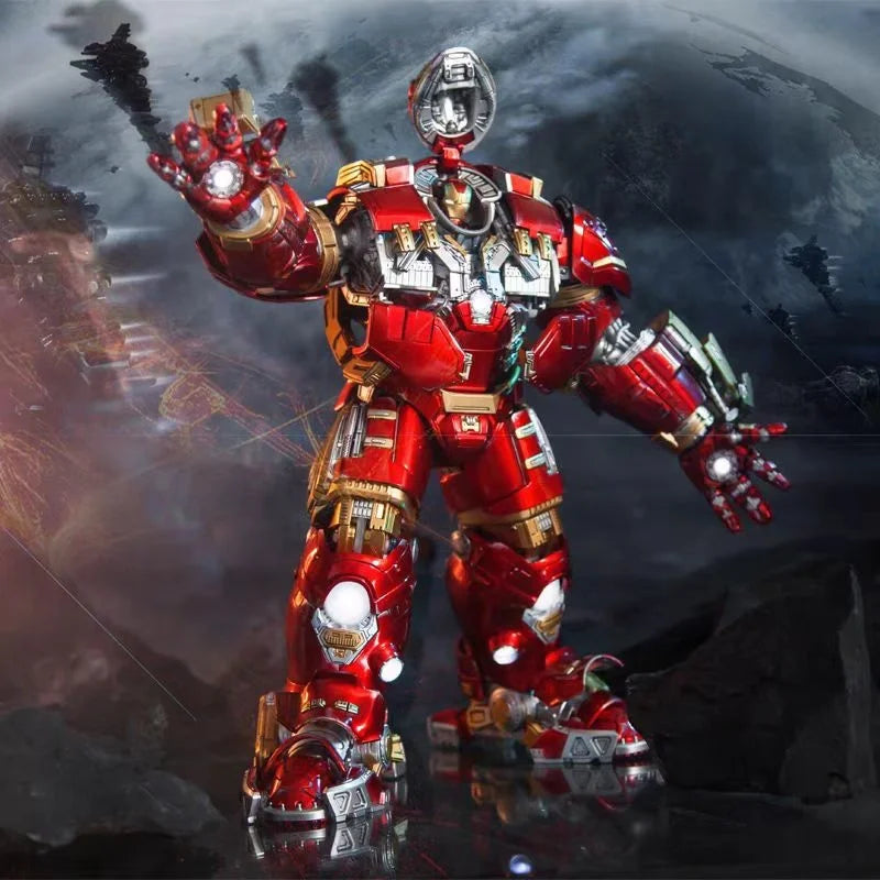 Marvel Alloy Anti-Hulk Armor Cs 1/12 Iron Man Mk44 Mecha Action Figure Collectible Model Toy In Stock For Kids And Adults