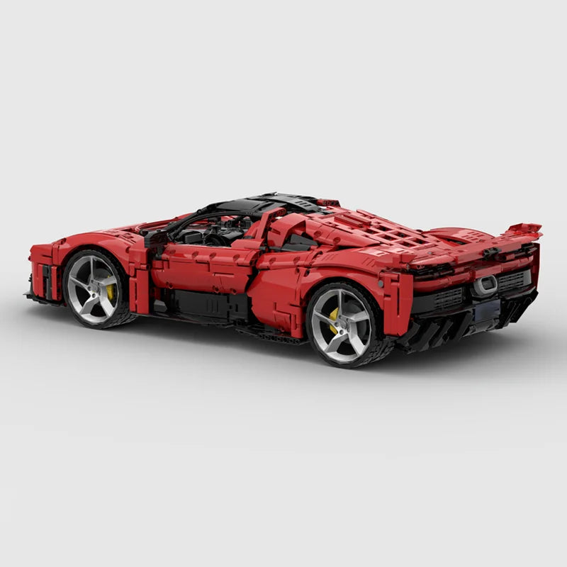 Super Sports Car Moc Building Bricks F80 Champion Speed Cars Model Building Technology Modular Block DIY Toy Holiday Gifts