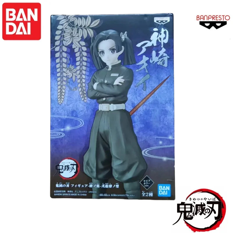 Bandai Original In Stock Banpresto Demon Slayer Kanzaki Aoi Anime Characters Garage Kit Model Ornaments