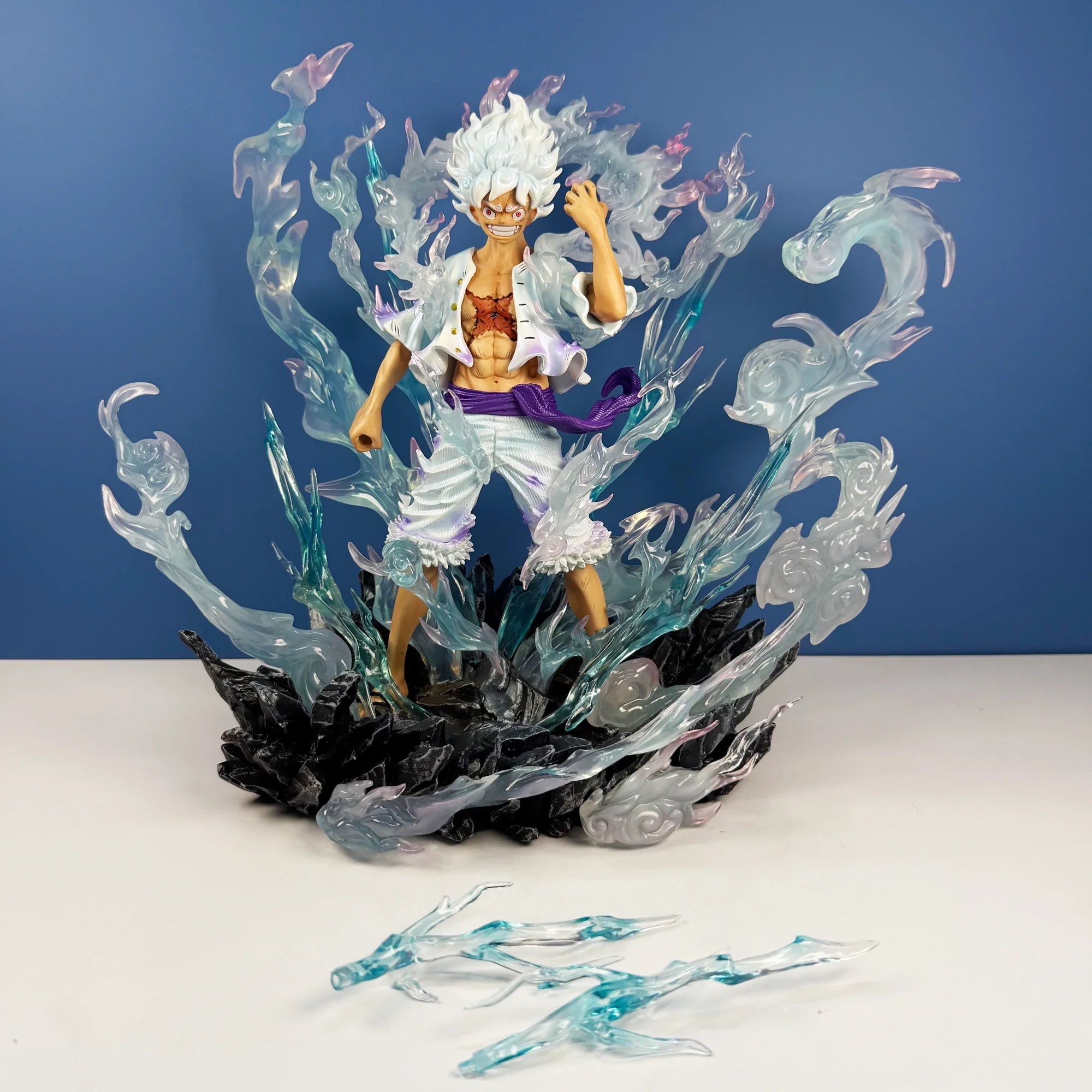30cm JT One Piece Luffy Anime Figure Nika Luffy Force Max Statue Model Action Figurine PVC Desk Decor Figma Collection Toy Gifts