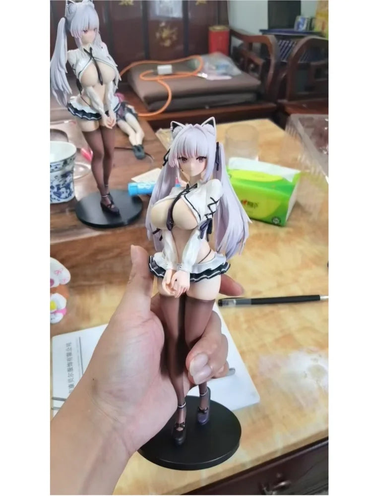 Spot Alvina Animal Ear Uniform Hand Made Gk Model Anime Beautiful Girl Animation Peripheral Tabletop Decoration Surprise Gift